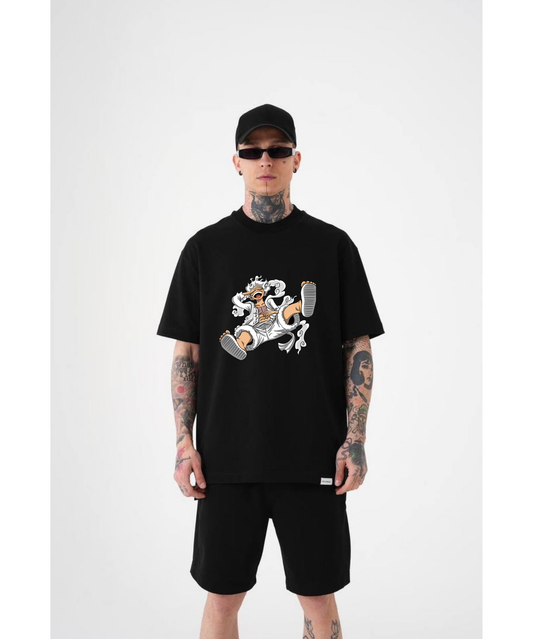 Gear Mode Unleashed Tee – Black, grey, lavender...