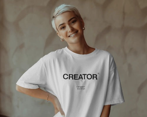 CREATOR®  Oversized Essential Tee