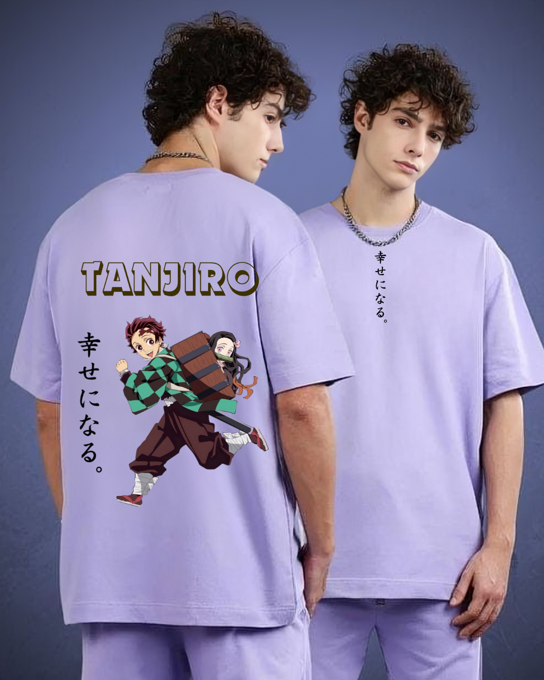 Tanjiro Anime Oversized Tee