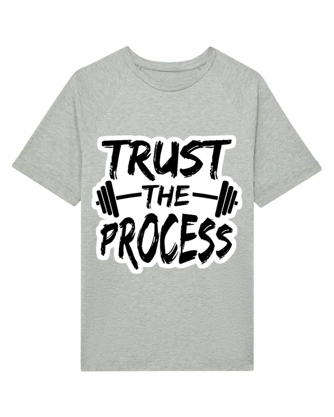 Trust The Process Oversized Tee for Gym Wear