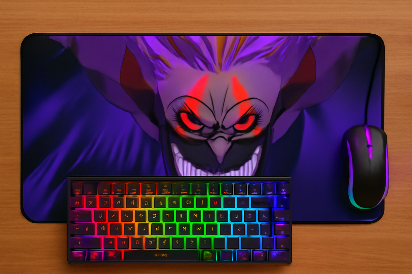 Anime Demon Gaming Desk Mat – XL Mouse Pad